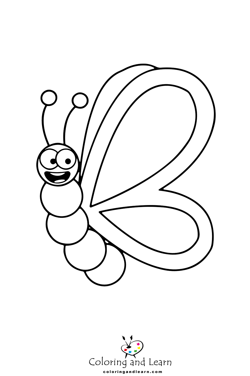butterfly coloring pages 2