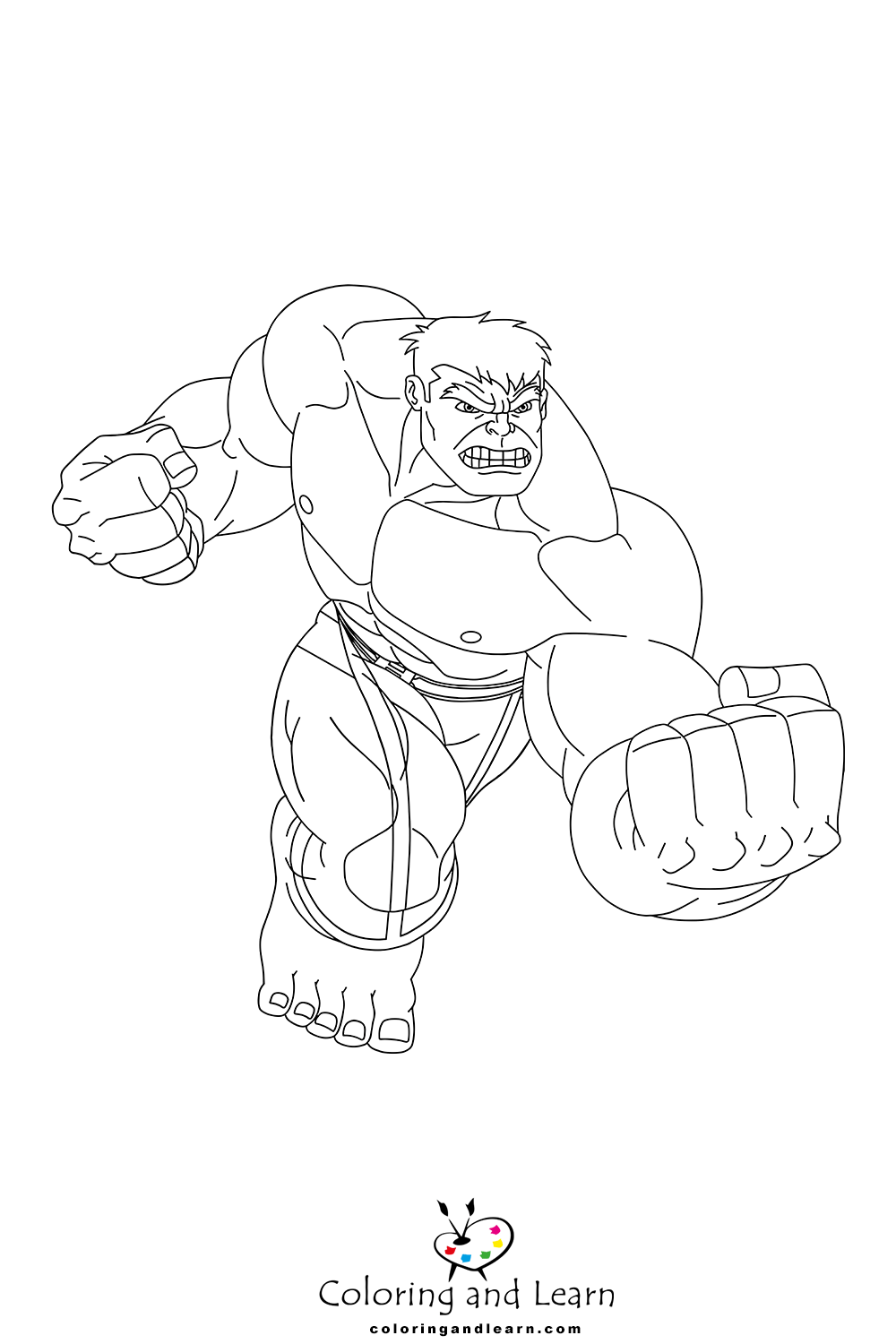 hulk coloring pages 2