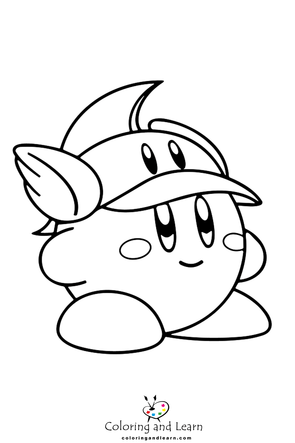 kirby coloring pages 8