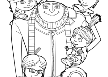 minions coloring pages 0