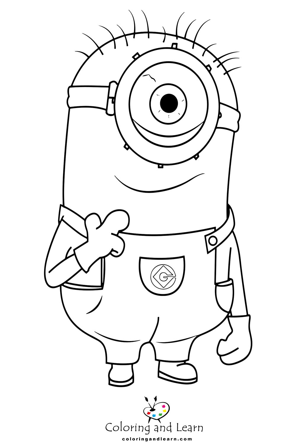 minions coloring pages 3