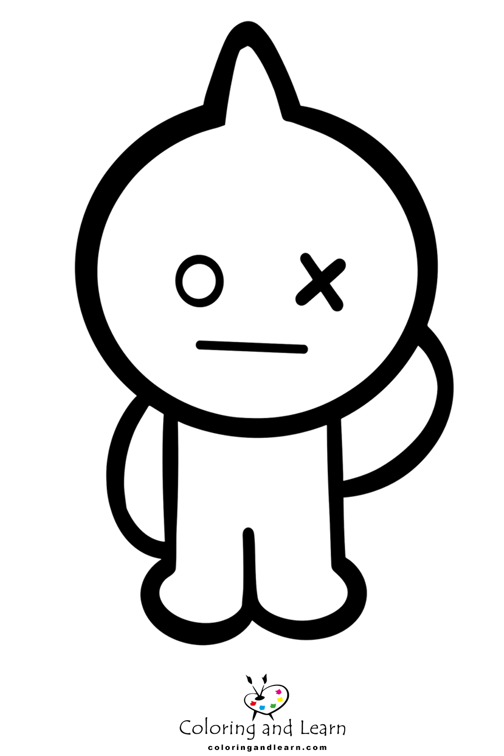 bt21 coloring pages bt21 coloring pages