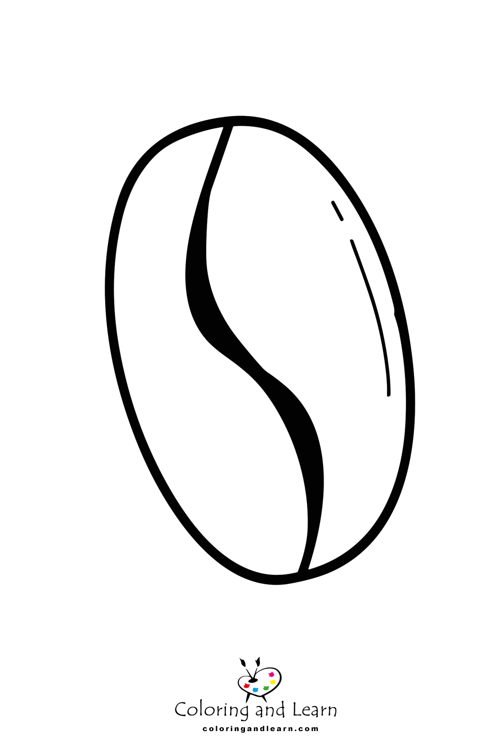 coffe bean coloring pages 1