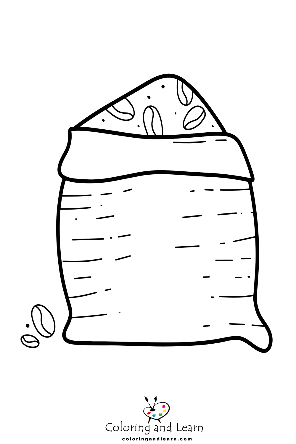 coffe bean coloring pages 2