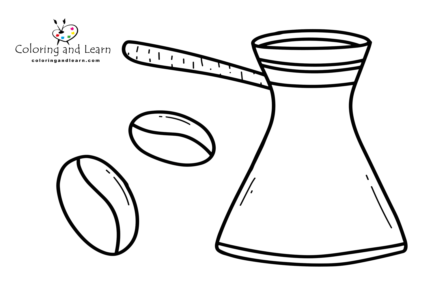 coffe pot coloring pages
