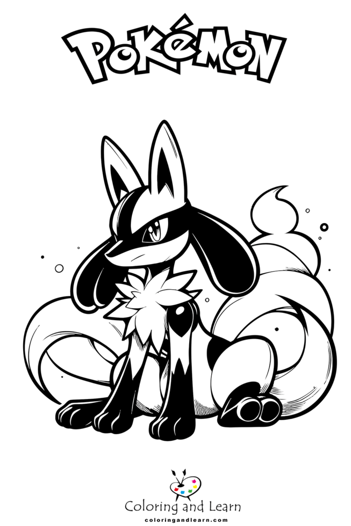 Lucario Coloring Pages (FREE) (2024) - Coloring and Learn