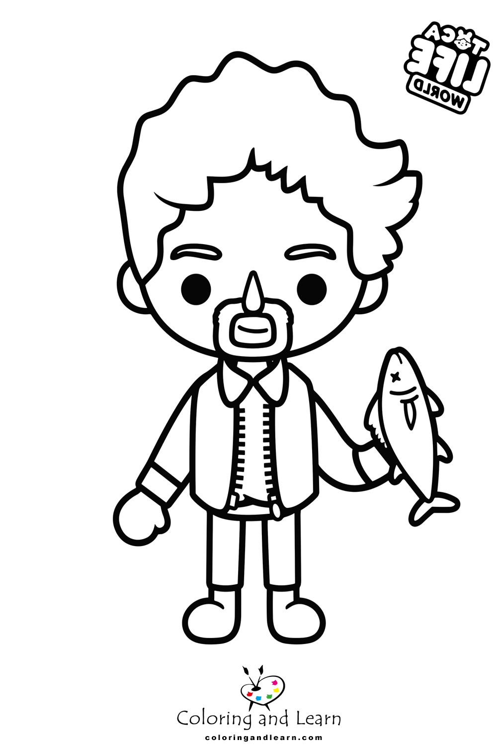 toca boca coloring pages 2