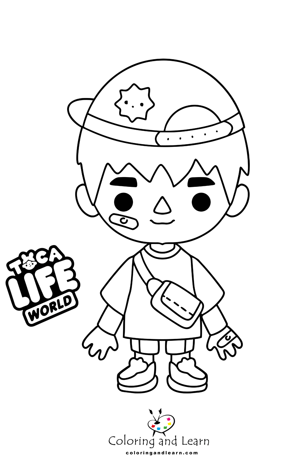 toca boca coloring pages toca boca coloring pages