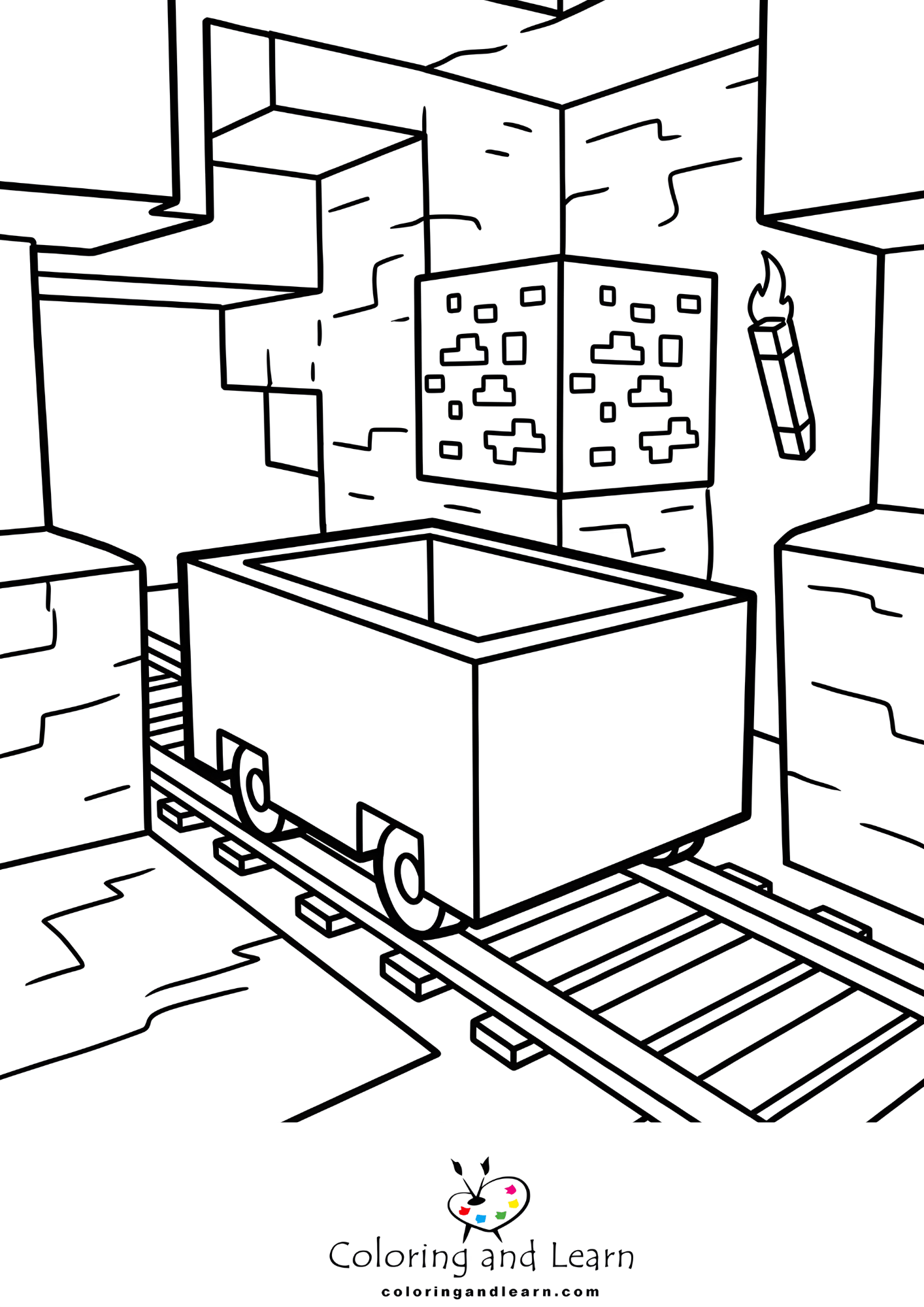 minecraft coloring pages 2026 2