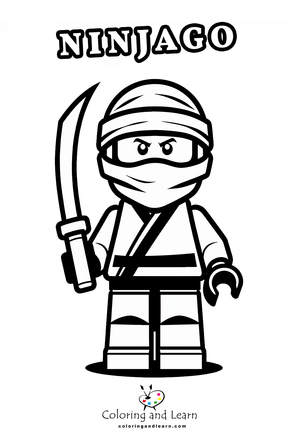 ninjago coloring pages 4