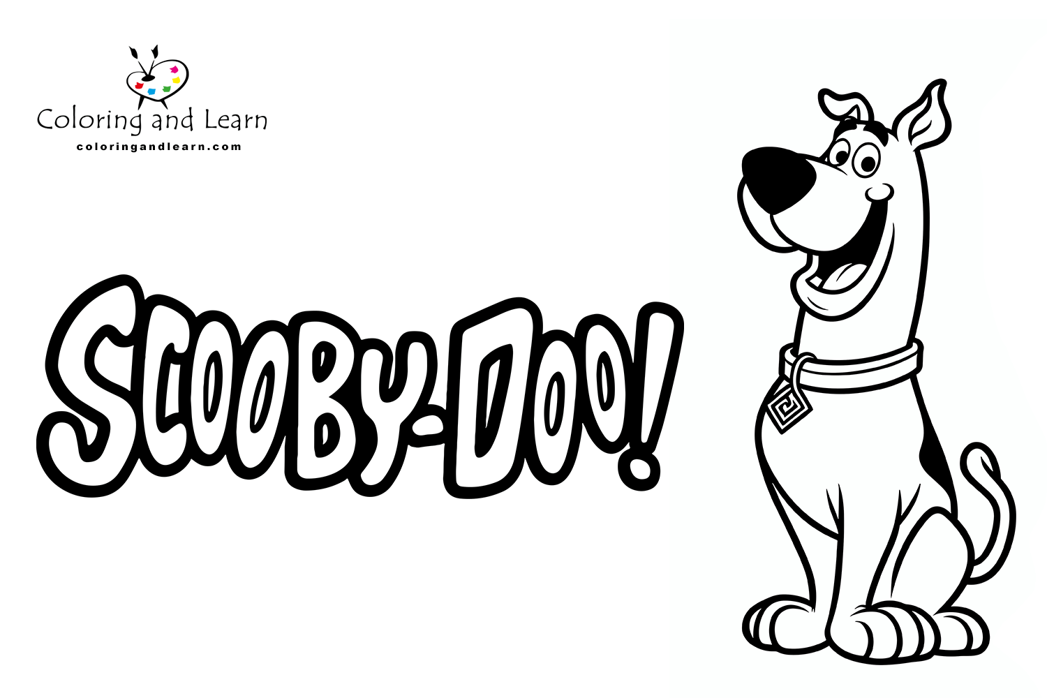 scooby doo coloring pages 10