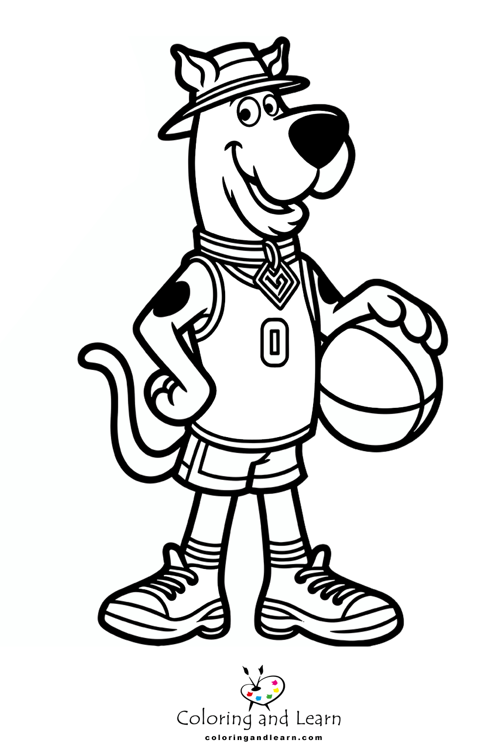 scooby doo coloring pages 4