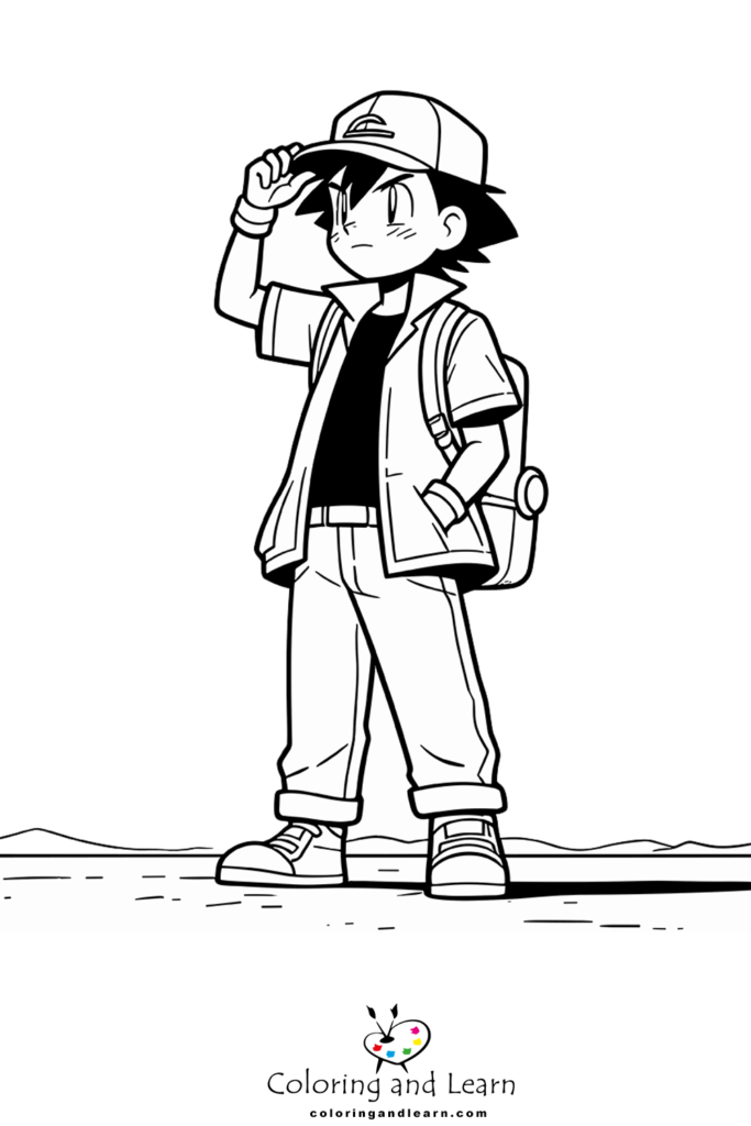 Ash Ketchum Coloring Pages (FREE) (2025) - Coloring and Learn