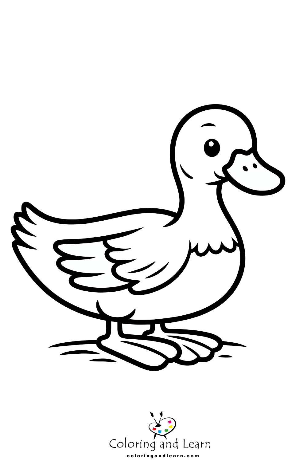 duck coloring pages 2