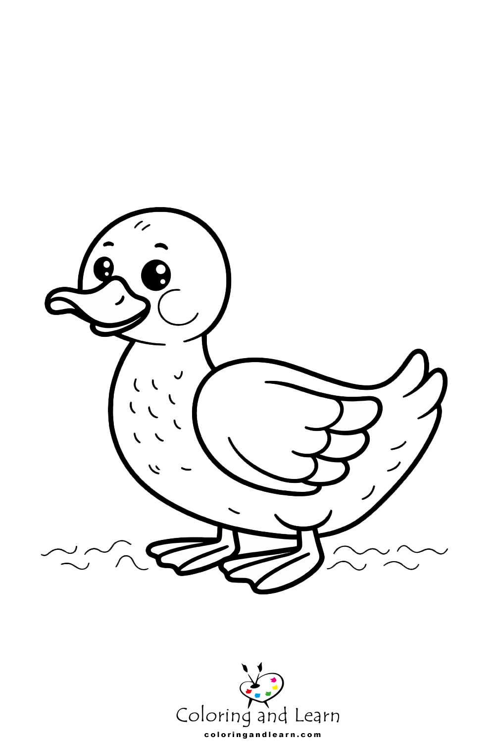 duck coloring pages 3
