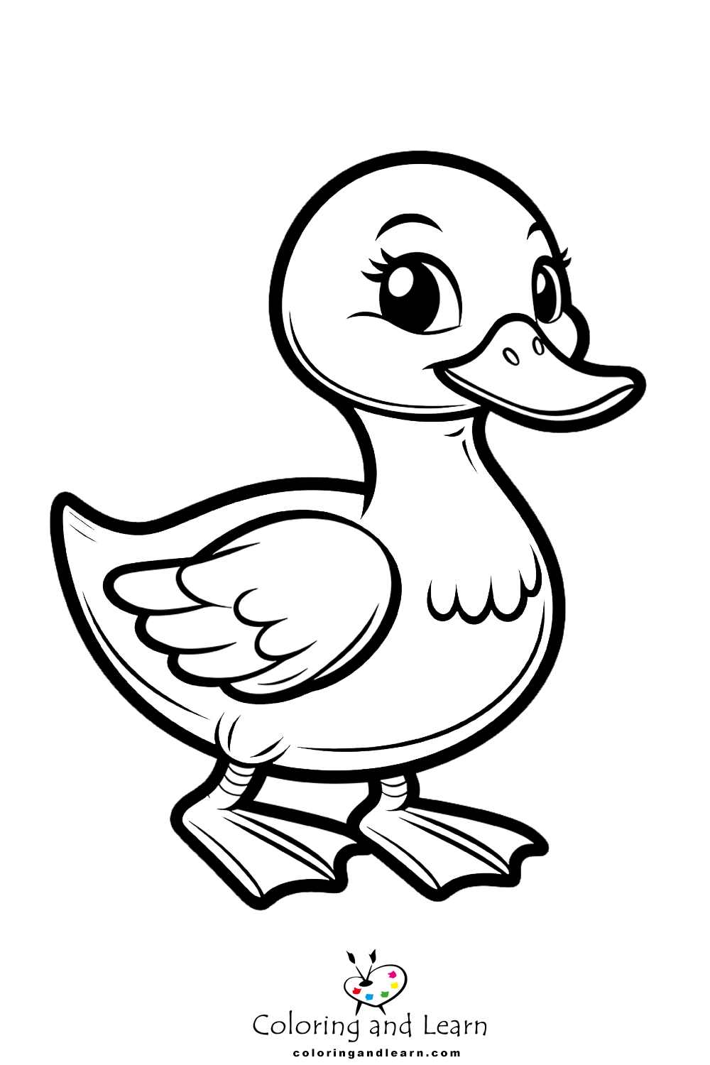 duck coloring pages