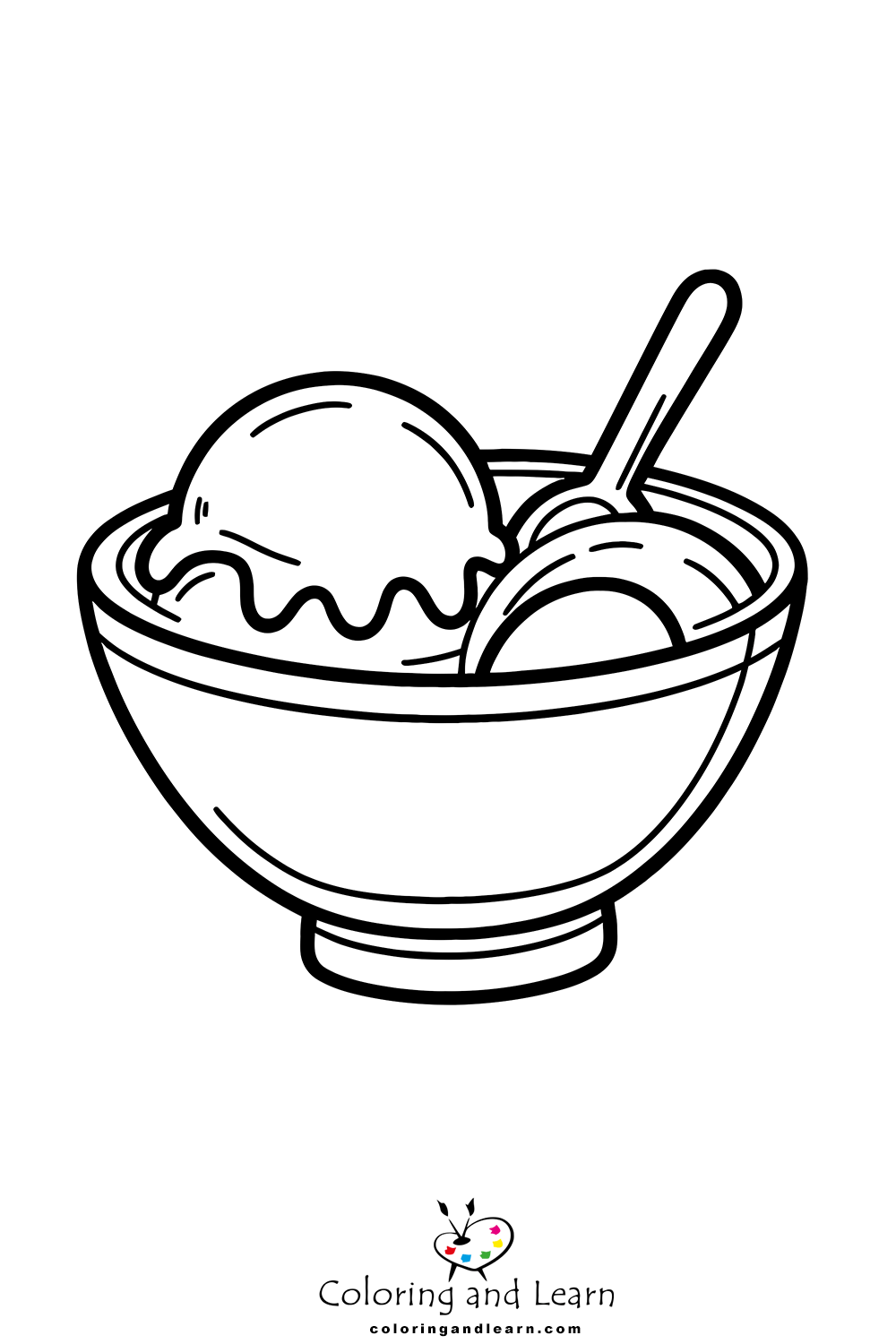 ice cream coloring pages 2