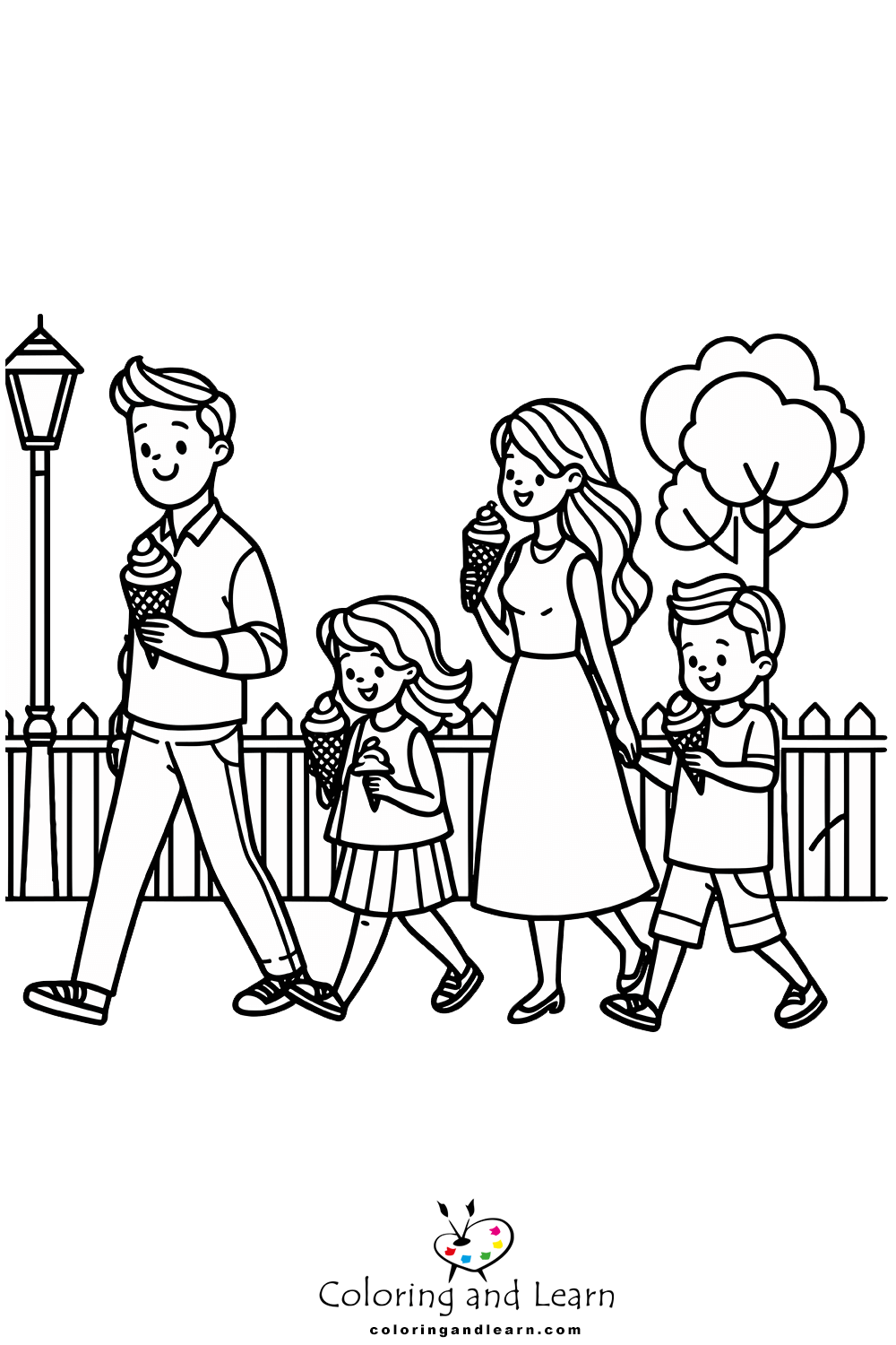 ice cream coloring pages 4