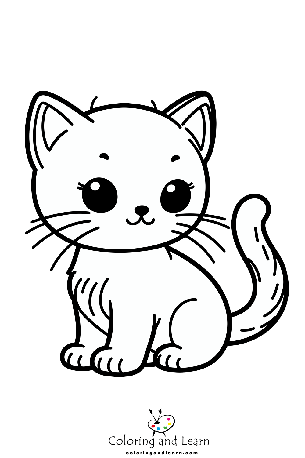kitten coloring pages 3