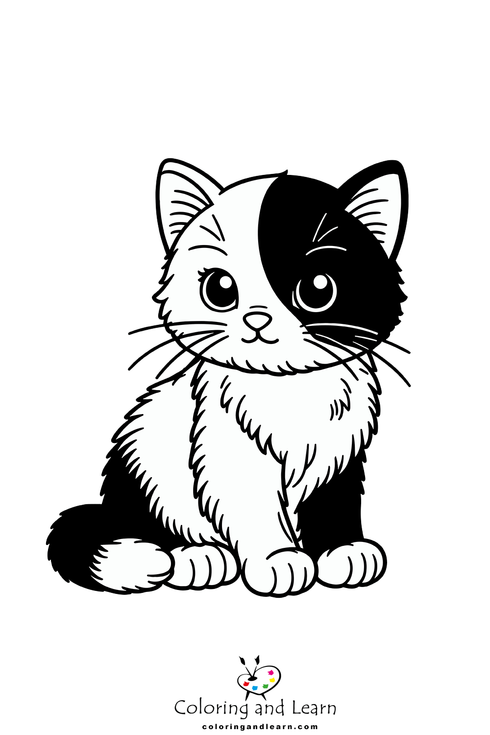 kitten coloring pages 4