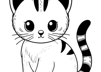 kitten coloring pages 5