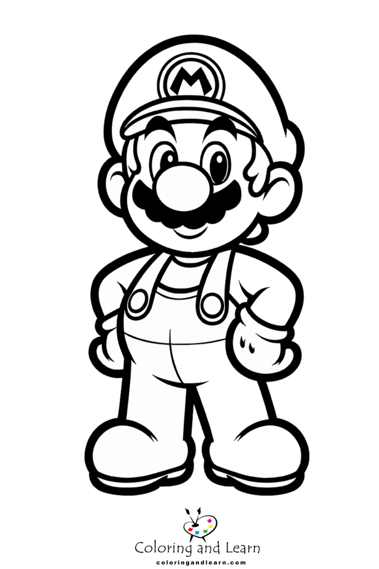 mario coloring pages