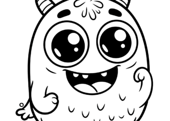 monster coloring pages 2