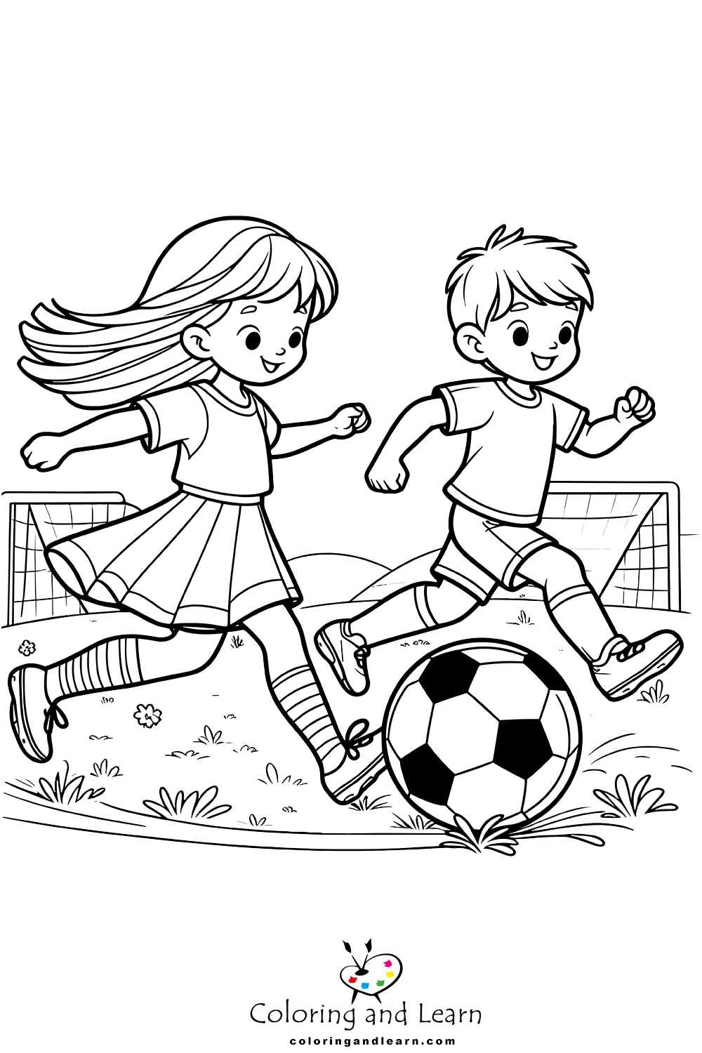 soccer coloring pages 2