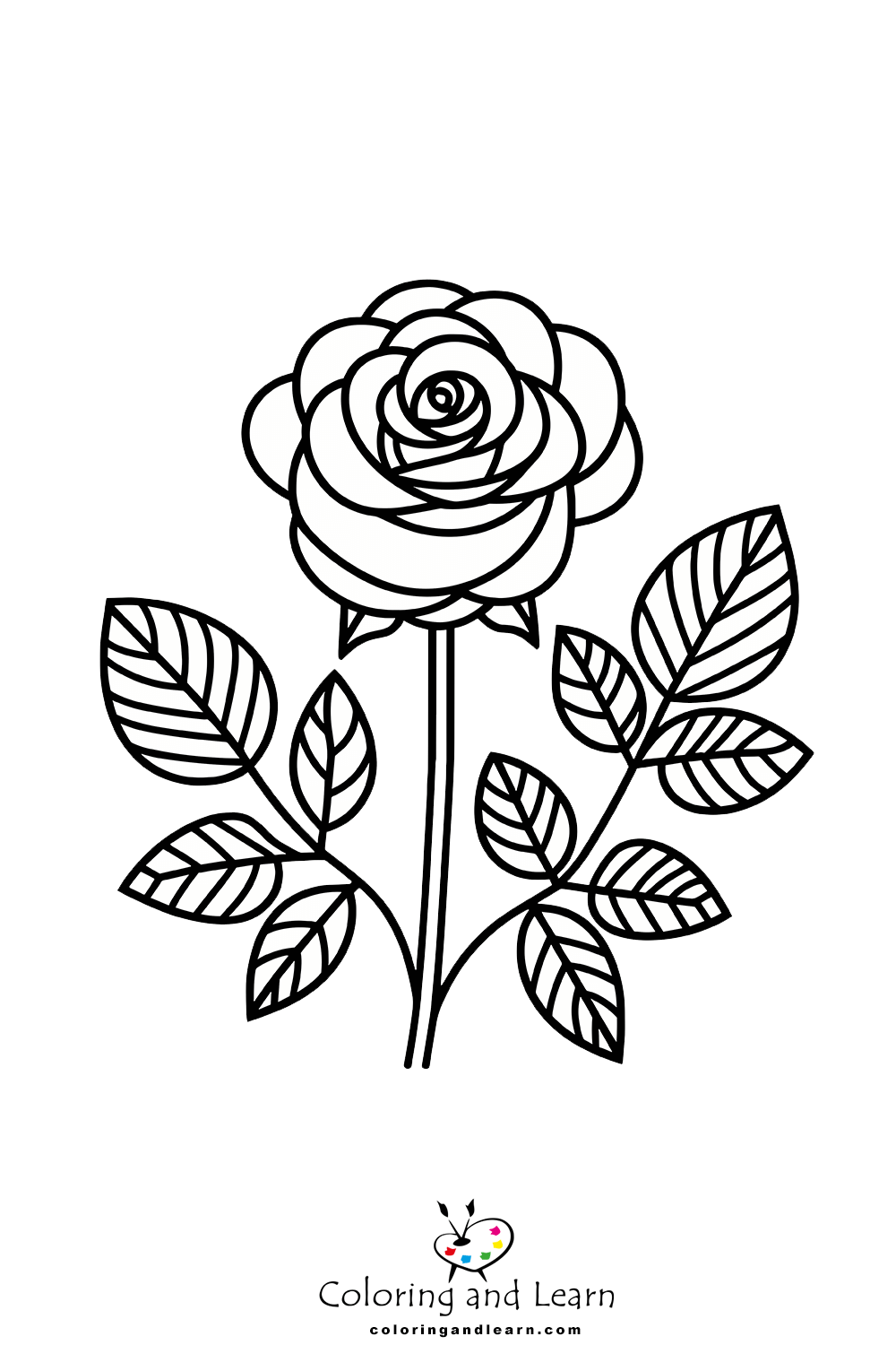 rose coloring pages