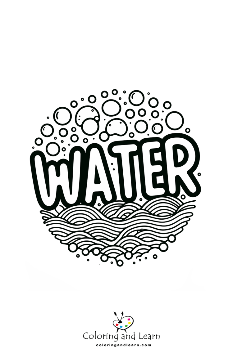 water coloring pages 2