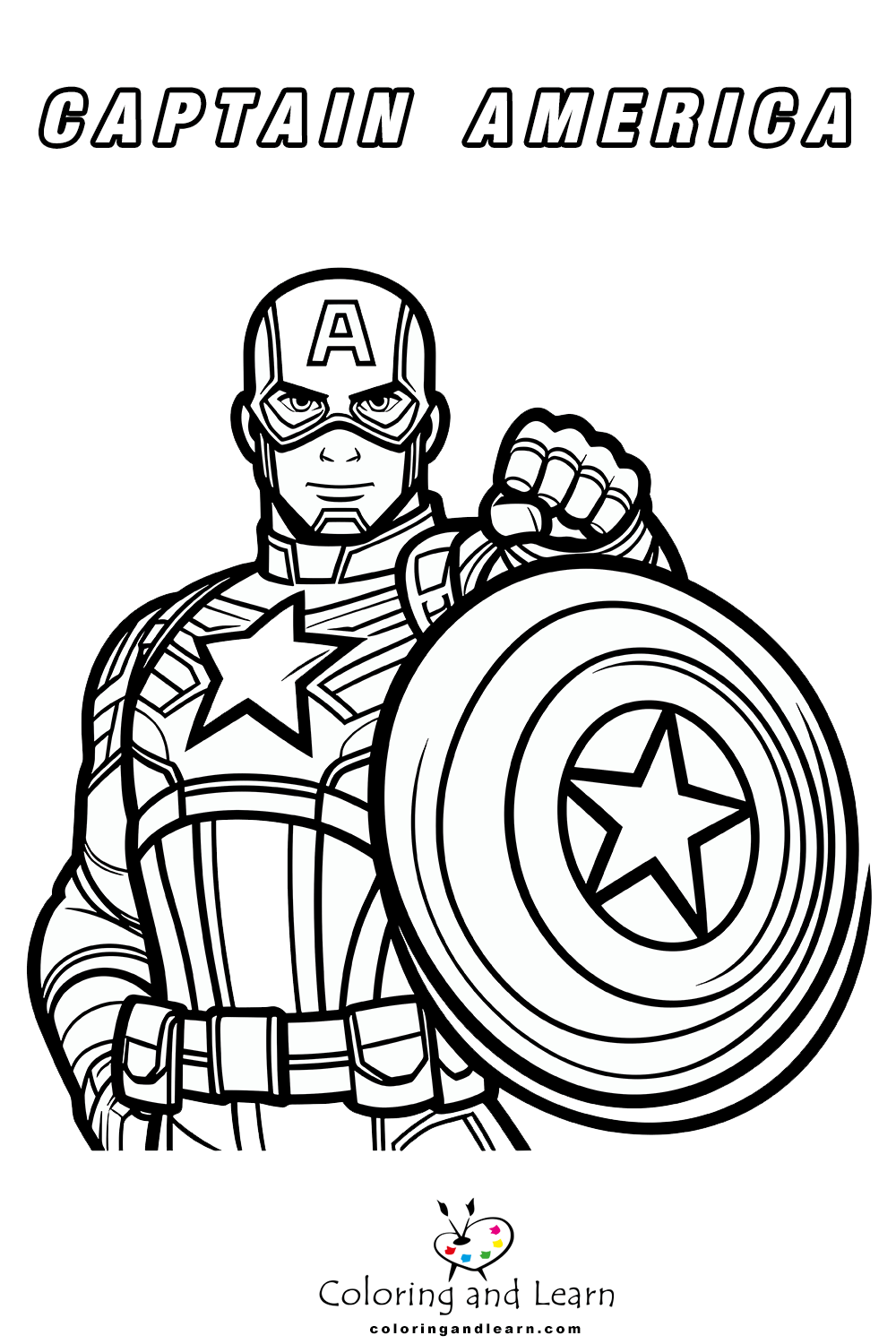 captain america coloring pages 2