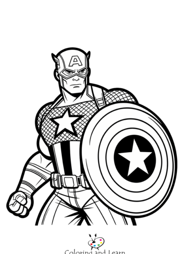 captain america coloring pages 3