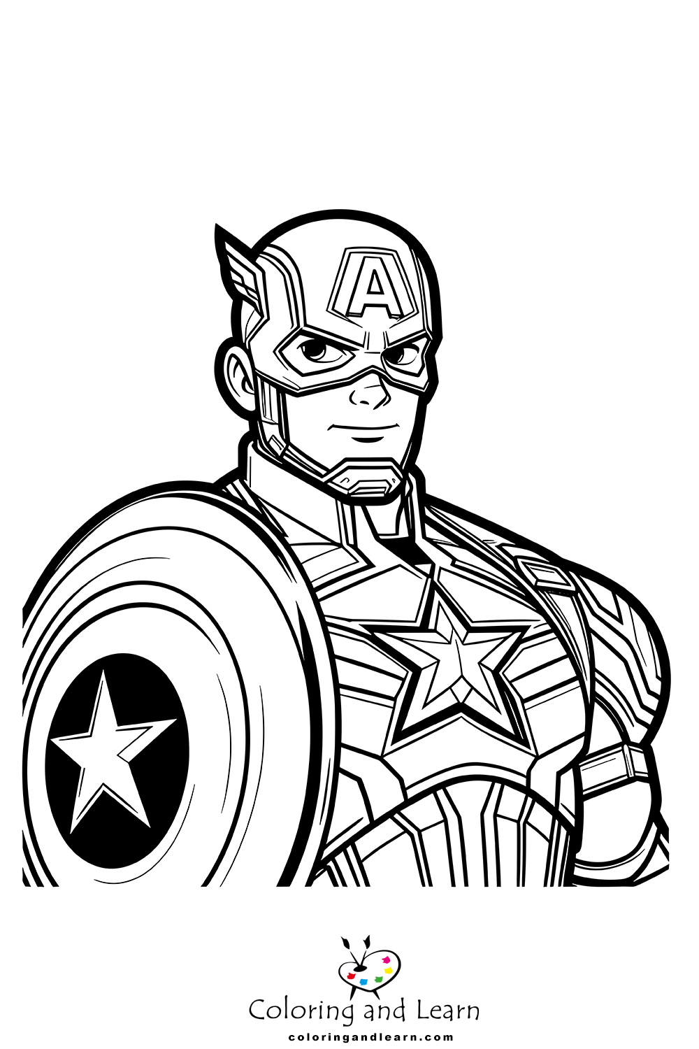 captain america coloring pages 4