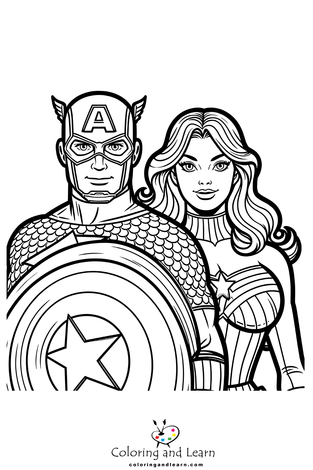 captain america coloring pages 7