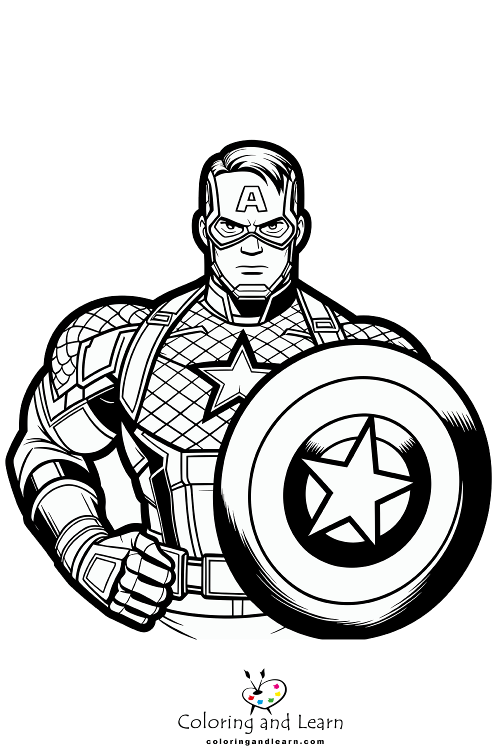captain america coloring pages
