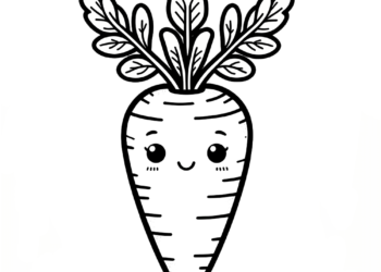 carrot coloring pages 1