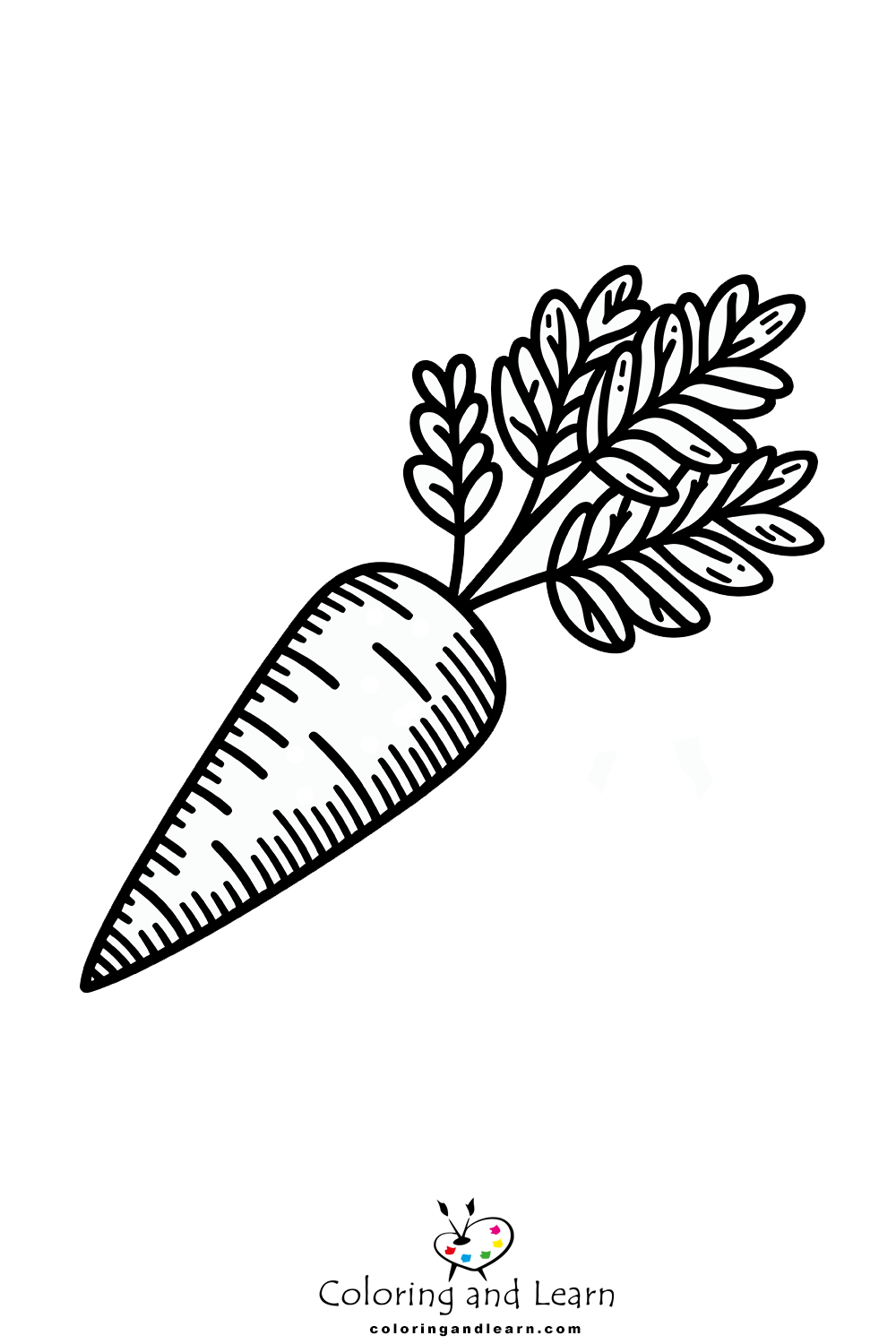 carrot coloring pages