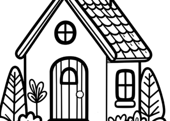 house coloring pages 1