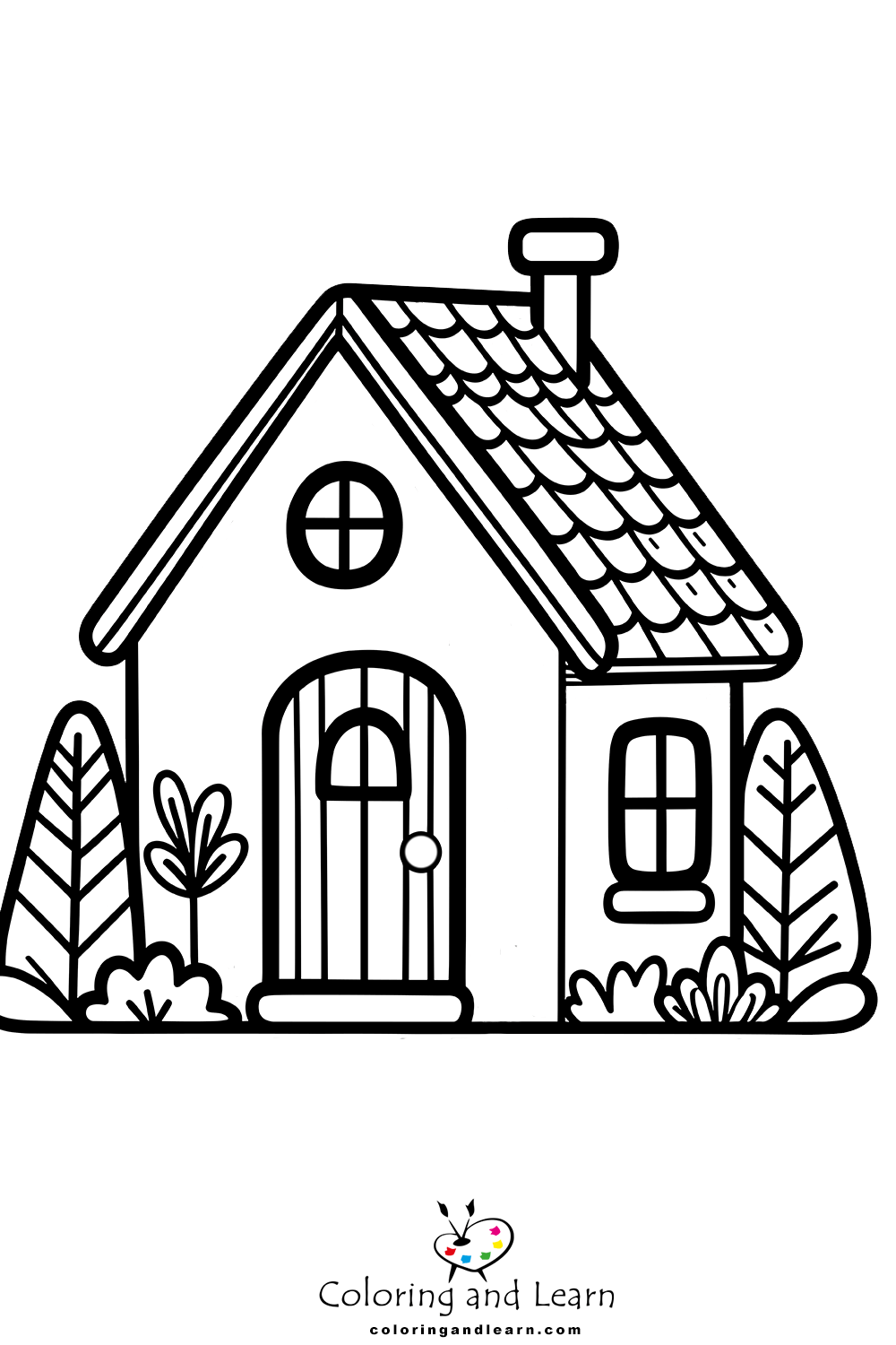 house coloring pages 1