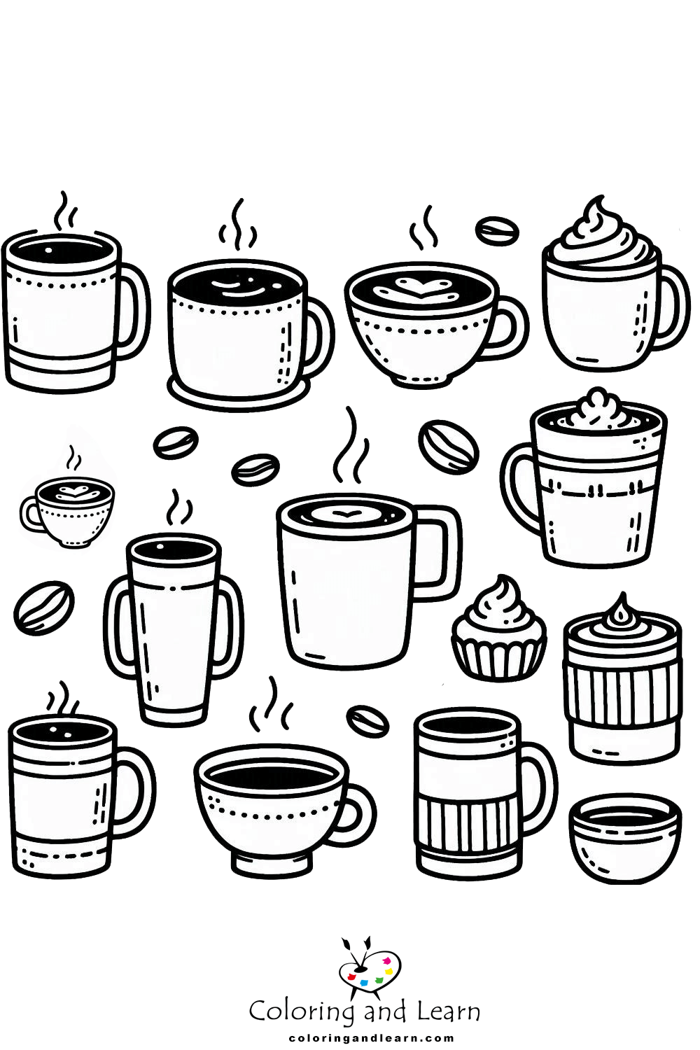 mugs coloring pages 1 mugs coloring pages 1