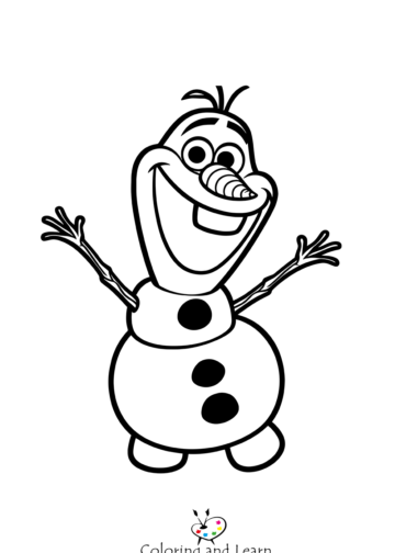 olaf coloring pages