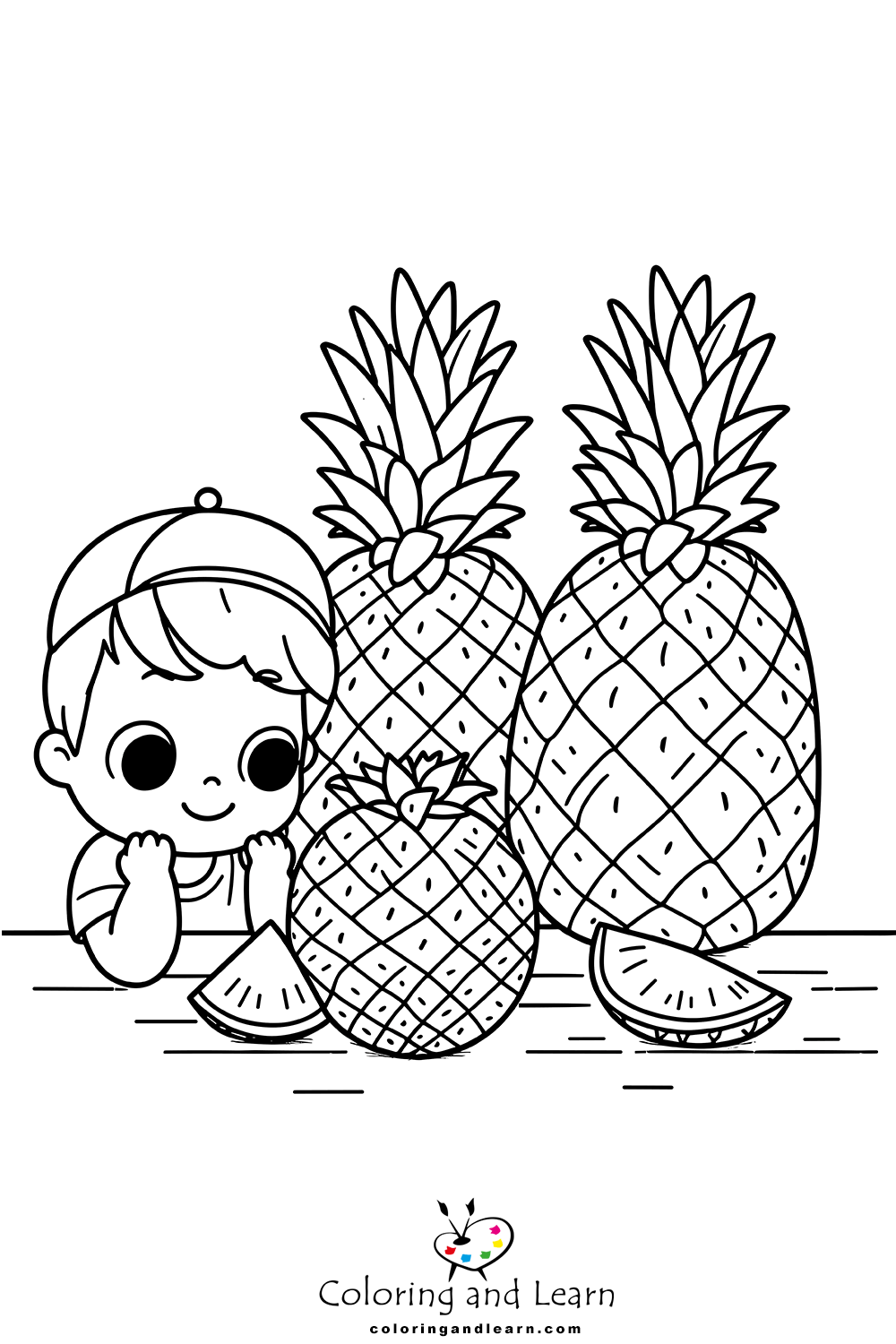 pineapple coloring pages 1 pineapple coloring pages 1