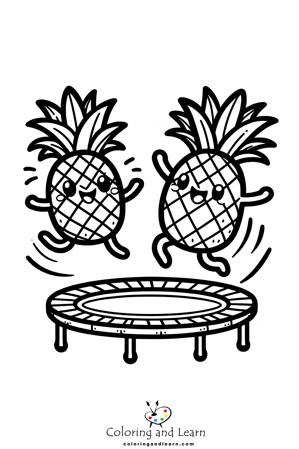 pineapple coloring pages 3