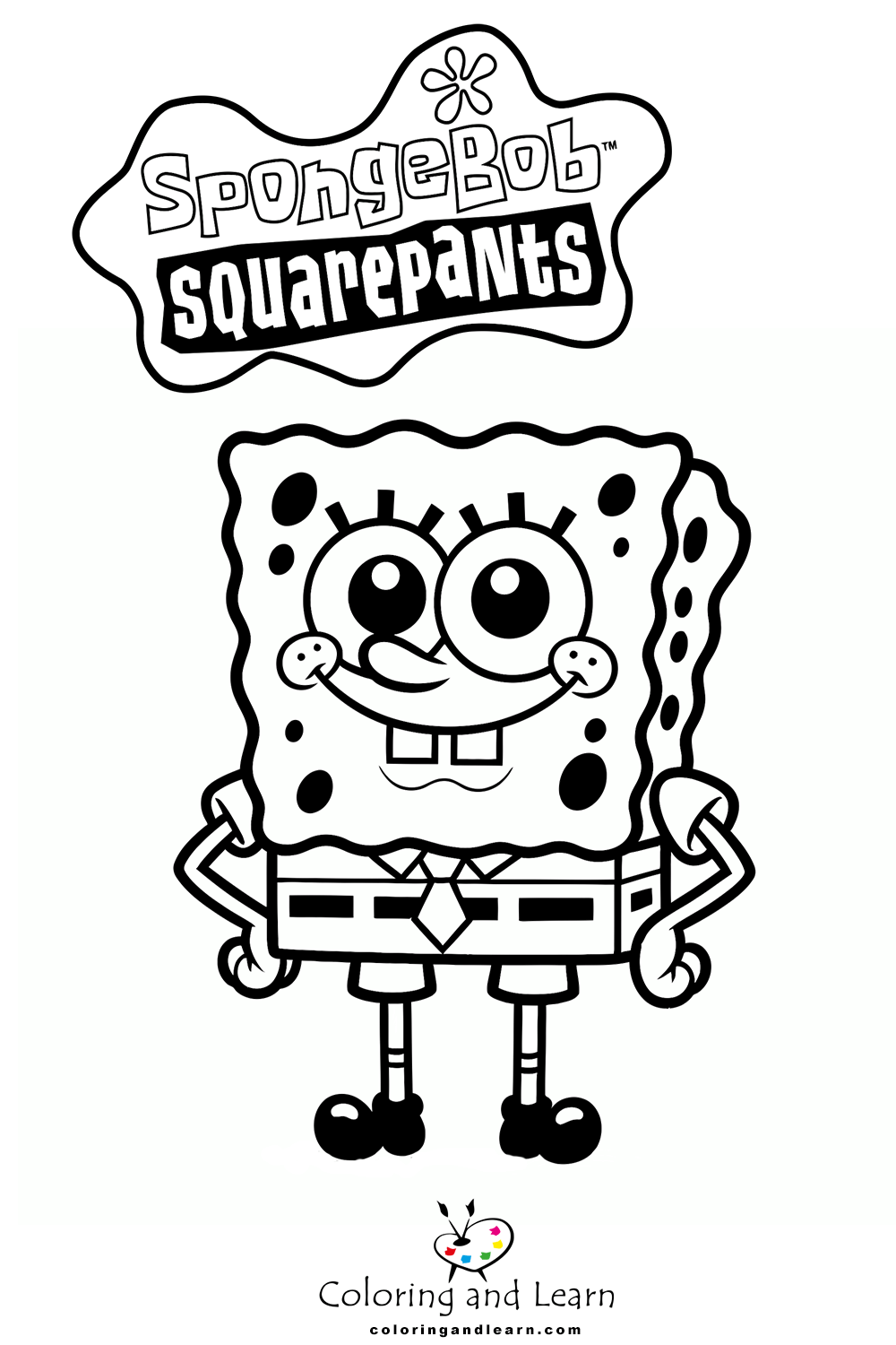 spongebob coloring pages 1