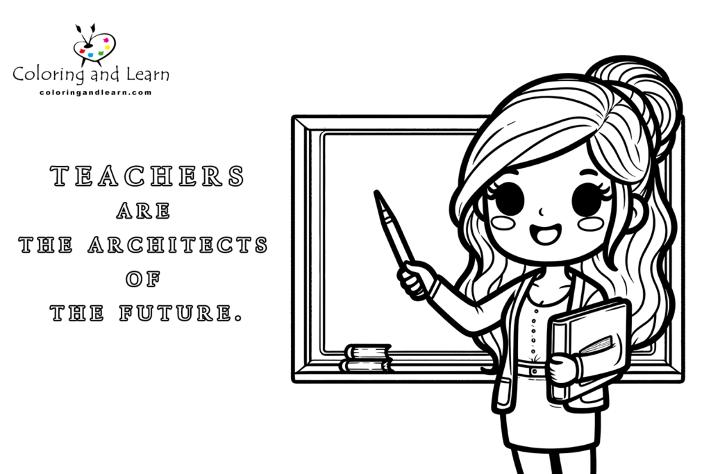 Teacher Coloring Pages (FREE) (2025) - Coloring and Learn