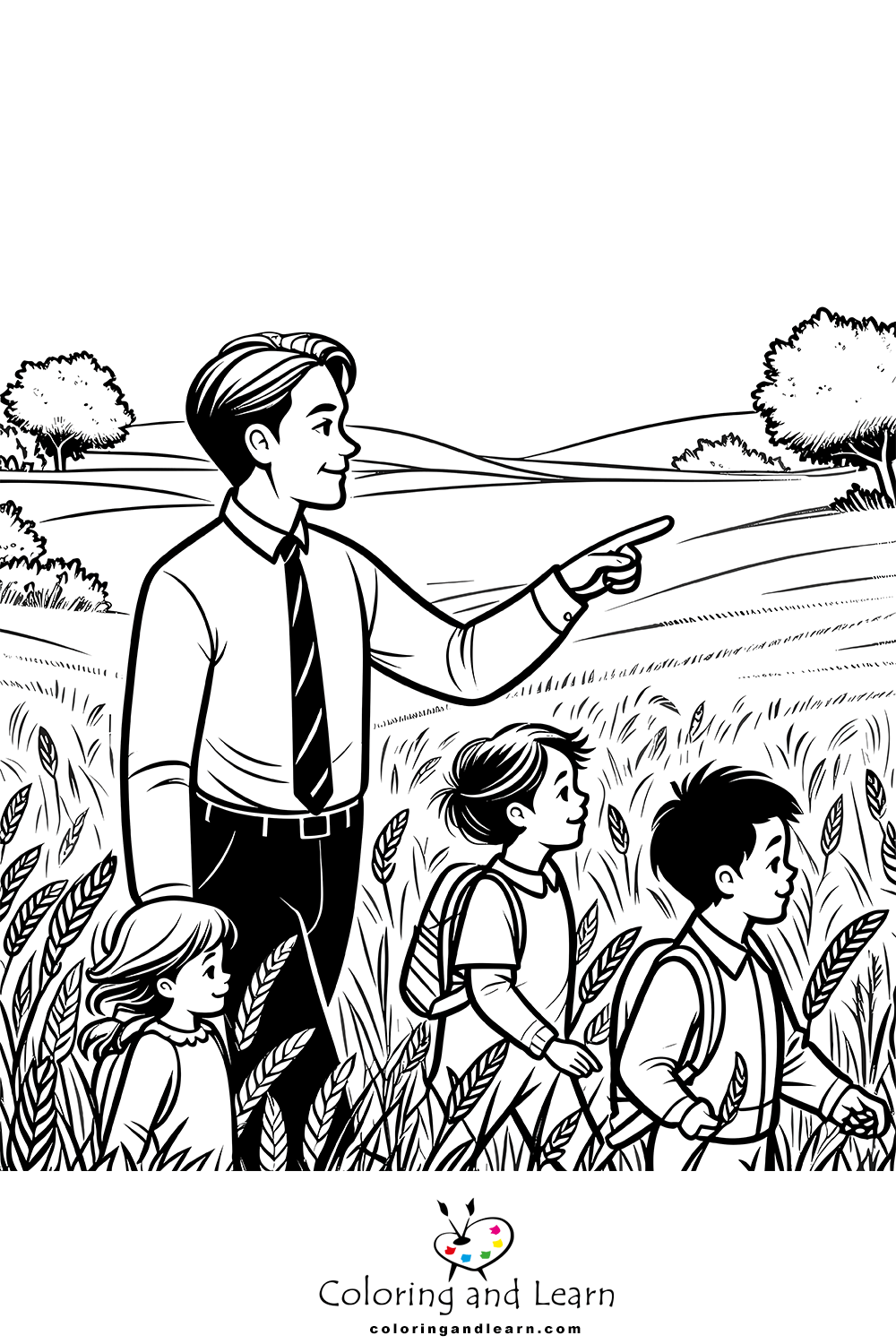 teacher coloring pages 3